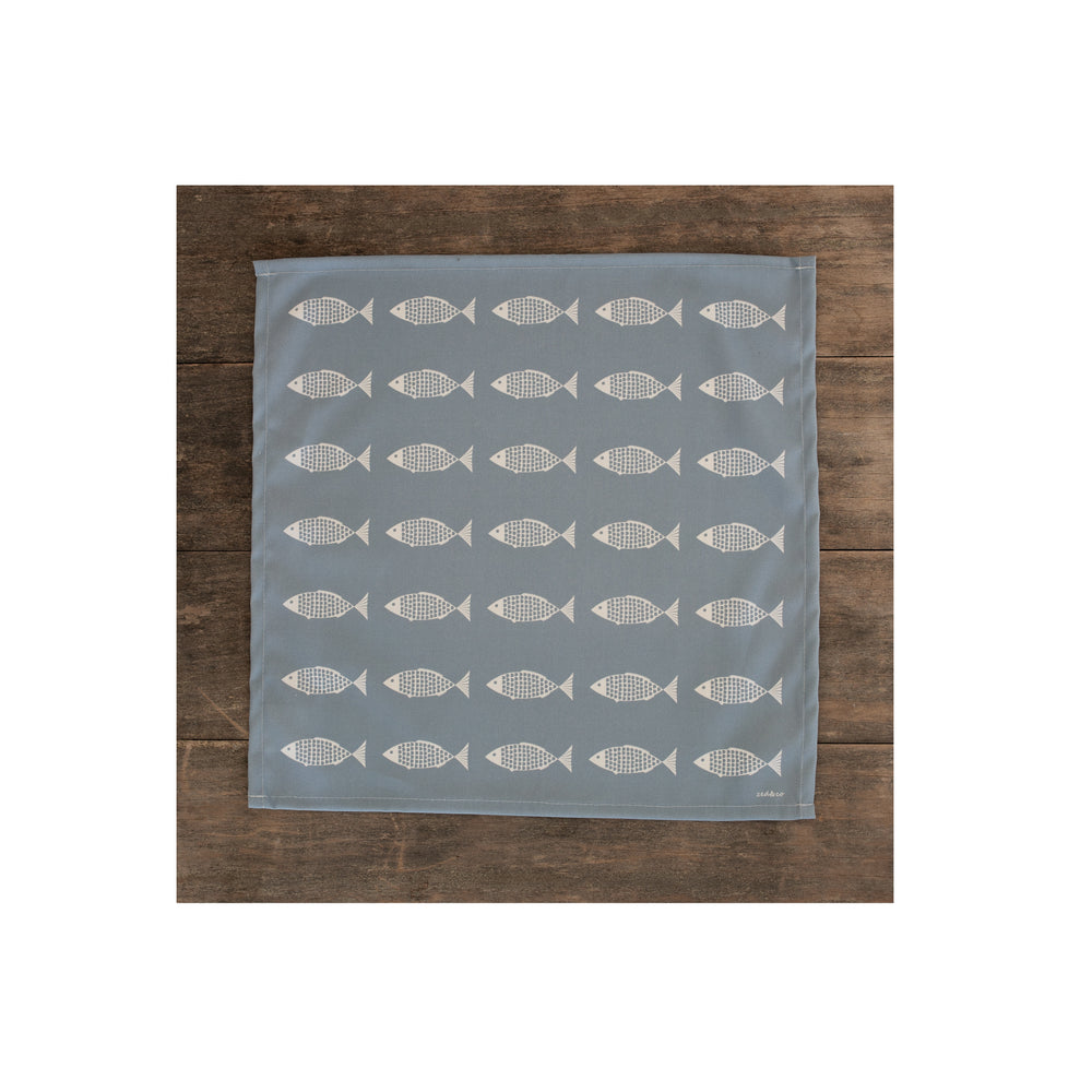 Fish Napkins In Bewl Blue