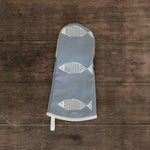 Fish Oven Mitt In Bewl Blue